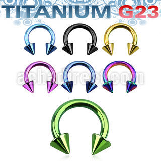 utcbcn5 barbell circular titanio g23 anodizado cono 5mm distribuidor