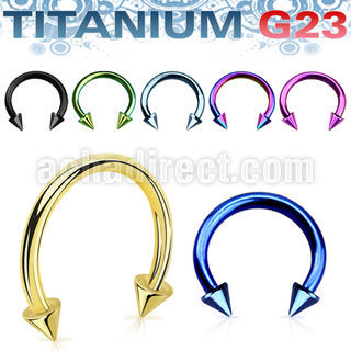 utcben25 barbell circular acero quirurgico anodizado conos 2 5mm distribuidor