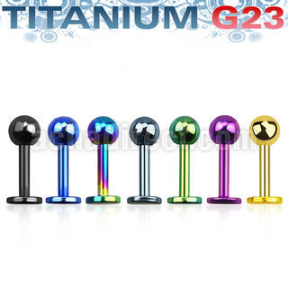 utlbb4s labret titanio g23 anodizado bola 4mm mayorista