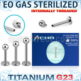zulbb3in sterilized titanium g23 labret 16g ball internal