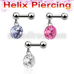 bber15 barbell helix acero quirurgico bolas 4mm redonda zirconita 8mm distribuidor