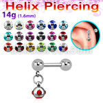 bber46b barbell helix acero quirurgico bolas acero 3mm bola multi joya 4mm mayorista
