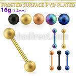 bbetfo3 barbell ceja acero 316l anodizado bolas acero esmerilado 3mm distribuidor mayorista