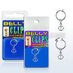 blcp632 piercing falso clip ombligo ancla lisa 1 pieza distribuidor