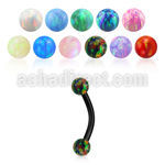 bnetop3 banana ceja acero 316l anodizado bolas opalo 3mm al por mayor