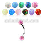 bnfr3ss mayorista banana ceja acero quirurgico 1mm bola 3mm multi cristal distribuidor mayorista