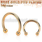 cbettb2 barbel circular acero 316l pvd oro rosa bolas 2mm distribuidor