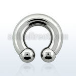 cbr0s barbell circular acero quirurgico 8mm bolas 10mm rosca interna al por mayor
