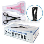 clampe sterilized single use piercing clamp universal shaped forceps