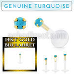 gbige7 bioflex labret 16g 14k threadless push pin turquoise