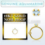 ghge8 aro nariz oro 14 kts 0 6mm aguamarina 2mm venta