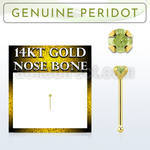 gnbge4 piercing nariz hueso oro 14 kts 0 6mm peridoto 2mm al por mayor