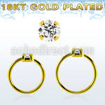 gpnhz25 aros nariz continuos plata 925 oro 18 kts zirconita 2 5mm distribuidor mayorista