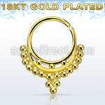 gpsepv9 aro septum plata 925 oro 18 kts 1mm inspirado india 8mm mayorista