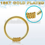 hr21rg aros nariz continuos plata 925 oro 18 kts 0 6mm alambre espiral 10mm venta