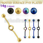 intbfo5 barbell industrial loop acero 316l anodizado bolas acero esmerilado 5mm mayorista