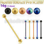 intfo4s barbell industrial acero 316l anodizado bolas acero esmerilado 4mm venta