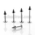 lbcn4s labret acero quirurgico cono 4mm distribuidor