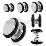 mpr plug falso magnetico acero 316l brillo espejo anillos goma distribuidor