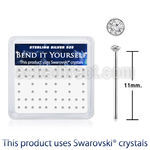 ny9cxsw 925 silver nose studs swarovski crystal