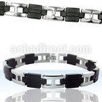 rsb39 brazalete goma bisagra acero inoxidable brillo espejo distribuidor mayorista
