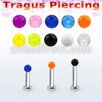 tlbvb25 labret tragus acero 316l base redonda 2 5mm tragus piercing bolas acrilicas uv 2 5mm mayorista