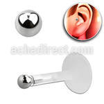 trgs12 piercing tragus bio flexible bola 2mm plata esterlina al por mayor