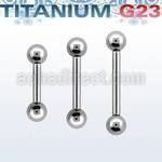 ubbeb barbell ceja titanio g23 bolas 3mm distribuidor mayorista