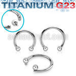 ucbbih titanium g23 circular barbell facing balls internal