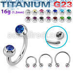 ucbejb4 titanium g23 circular barbell 4mm jewel balls