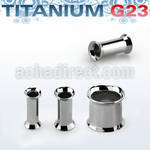 udpg dilatacion tunel doble flare titanio g23 brillo espejo venta