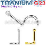unsb15 titanium g23 nose screw ball