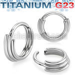 usgtsh37 titanium hinged segment ring triple stacked rings