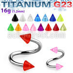 uspeuvcn espiral titanio g23 conos uv 3mm mayorista
