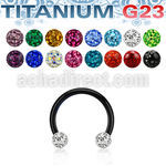 utcbefr3 anodized titanium circularbarbell 16g ferido balls