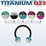 utcbfr6e barbell circular titanio g23 anodizado bolas multi cristal 6mm colores distribuidor mayorista