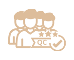 Strict 10-Person QC Team